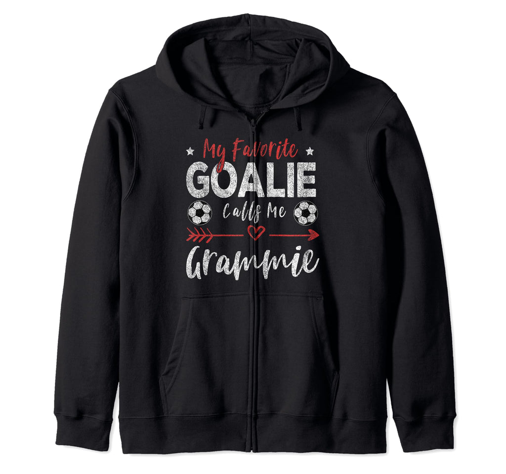 Funny Soccer Goalie Goalkeeper Mom Grandma Hoodie - Unique Graphic Unisex