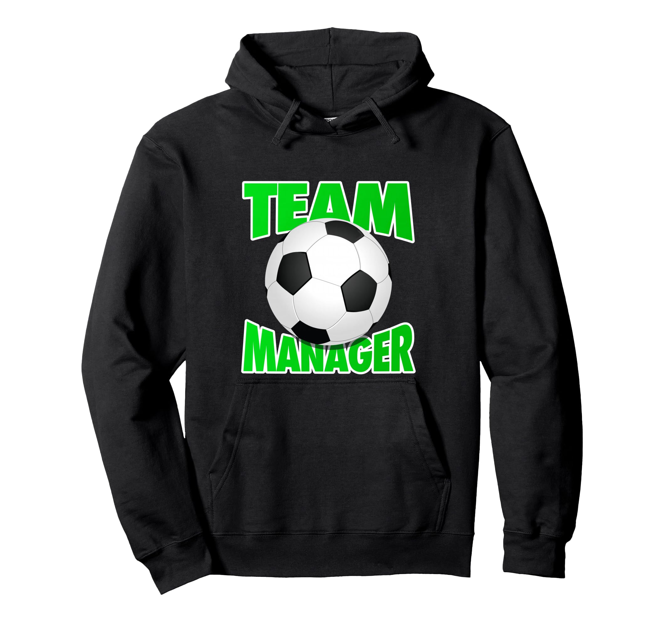 Soccer Team Manager Soccer Ball Coaches Hoodie - Fun Novelty Design Unisex