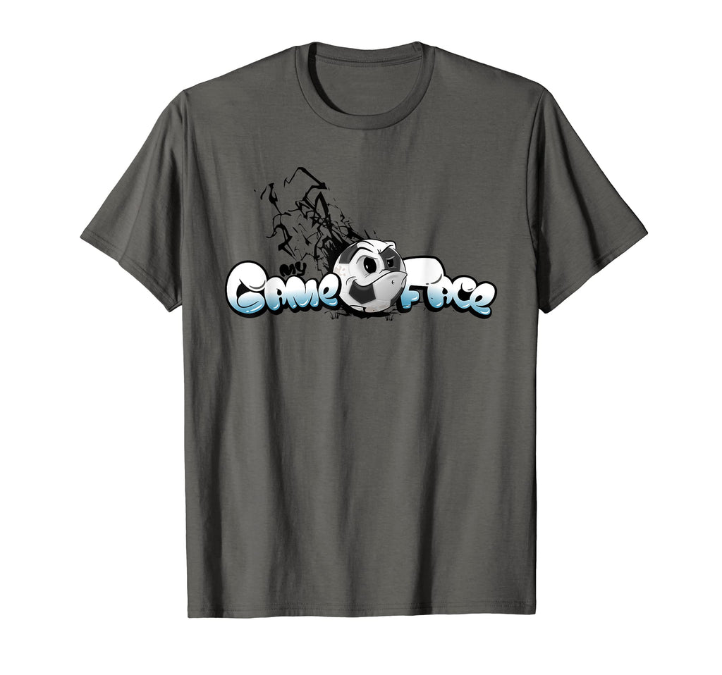 Soccer Game Face T-Shirt - Casual Everyday Wear Unisex