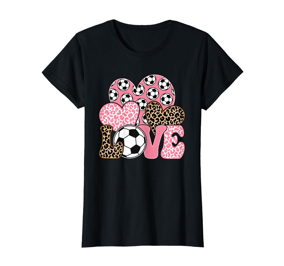 Love Soccer Soccer Lover T-Shirt - Custom Art Print Unisex