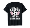 Funny Soccer Keeper Grandma T-Shirt - Casual Everyday Wear Men Women