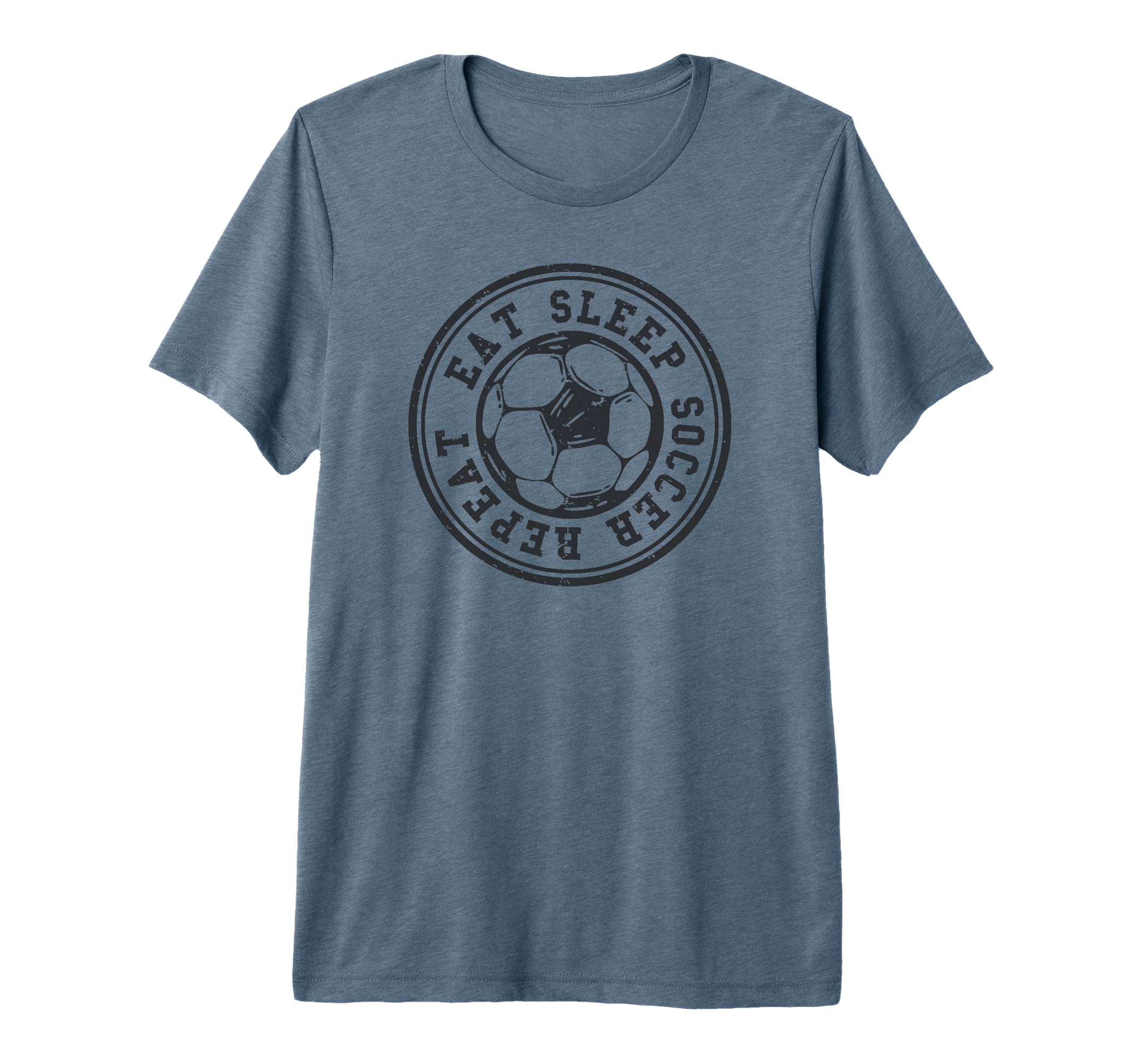 Eat Sleep Soccer Repeat Soccer Sports T-Shirt - Unique Graphic for Adults