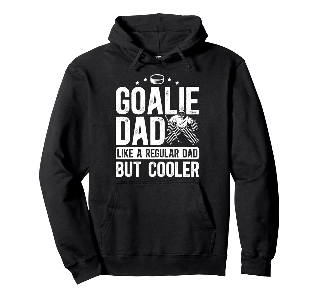 Hockey Goalie Dad Definition Dad Hockey Hoodie - Graphic Print for Adults