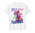 Just Who Loves Football Player Soccer Gift T-Shirt - Unique Graphic Unisex