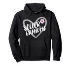 Soccer Grandma Heart Hoodie - Trendy Graphic Unisex
