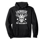Lacrosse Goalie Funny Lax Goalkeeper Hoodie - Trendy Graphic for Adults