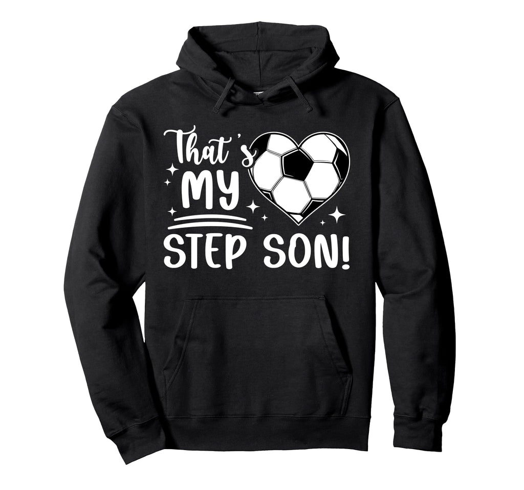Proud Soccer Step Mom Soccer Player Step Hoodie - Graphic Print Men Women