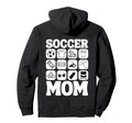 Soccer Mom Icons Soccer Hoodie - Novelty Apparel for Adults