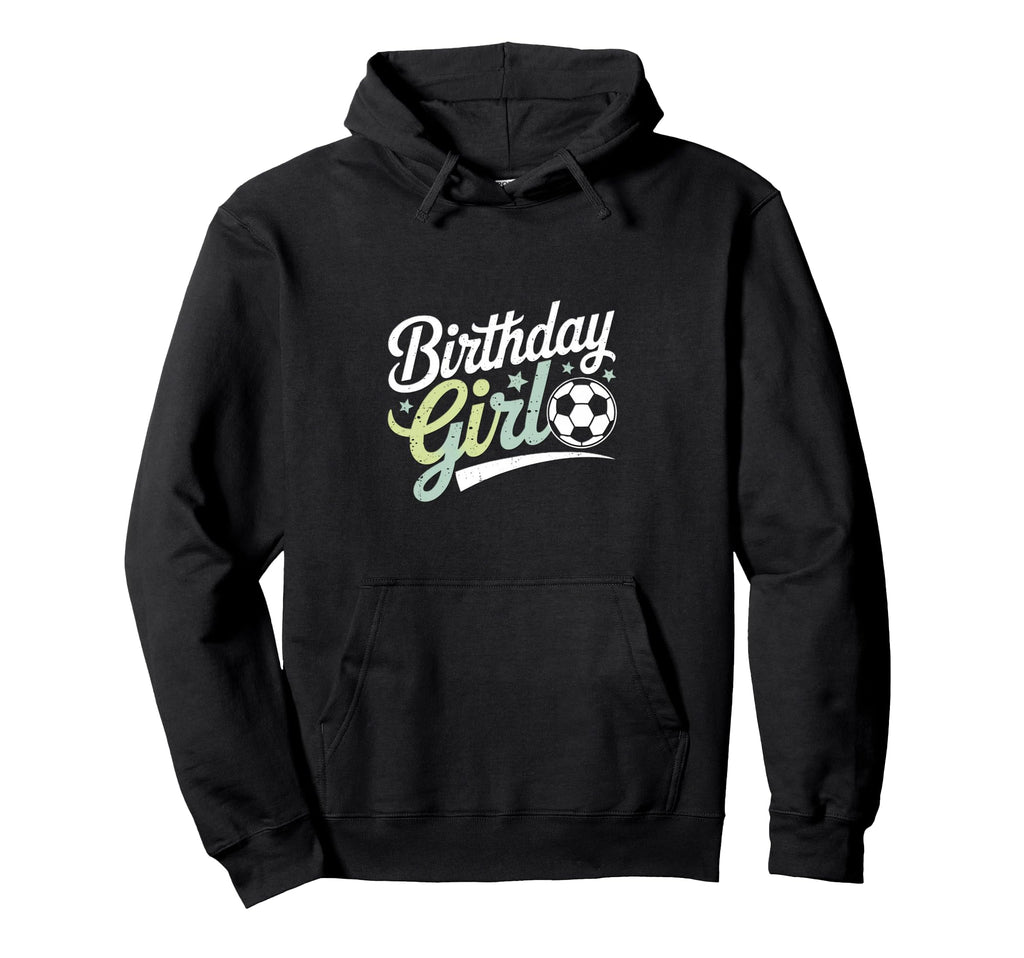 Birthday Soccer Hearts Fun Celebration Hoodie - Unique Graphic Unisex