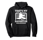 Proud Hockey Goalkeeper Mom Ice Hockey Hoodie - Graphic Print for Adults