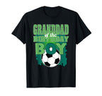Granddad Birthday Soccer Group T-Shirt - Fun Novelty Design Men Women