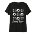 Soccer Mom Bow Soccer Mama T-Shirt - Casual Everyday Wear Men Women