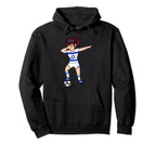 Dabbing Soccer Israel Jersey Israeli Hoodie - Novelty Apparel for Adults