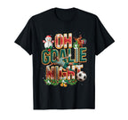 Oh Goalie Night Soccer Goal Keeper T-Shirt - Unique Graphic Men Women