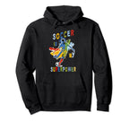 Vibrant Soccer Is My Superpower Colorful Hoodie - Fun Novelty Design Unisex