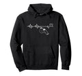 Umpire Heartbeat Funny Referee Hoodie - Custom Art Print for Adults