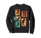 12Th Birthday Soccer Player Sweatshirt - Novelty Apparel for Adults
