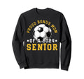 Class 2024 Bonus Mom Soccer Senior Sweatshirt - Streetwear Style Unisex