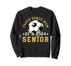 Class 2024 Bonus Mom Soccer Senior Sweatshirt - Streetwear Style Unisex