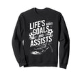 Soccer Player And Goal Keeper Sweatshirt - Fun Novelty Design Men Women