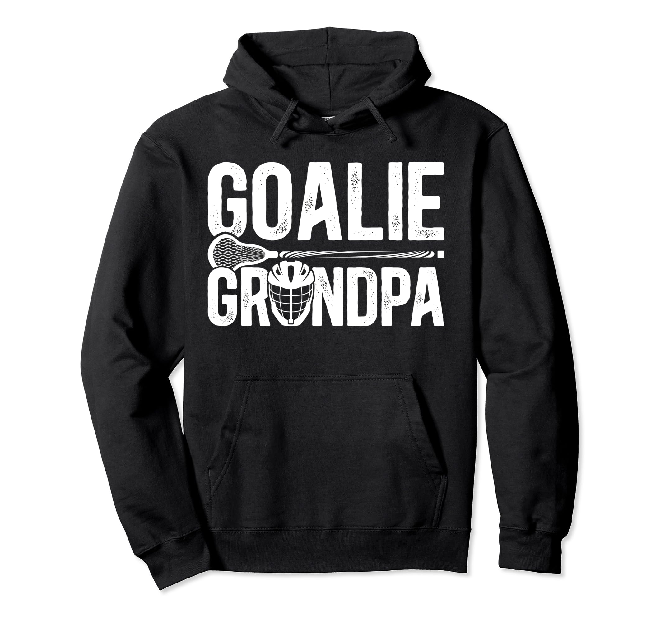 Lacrosse Goalie Grandpa Lacrosse Goalkeeper Hoodie - Unique Graphic Unisex