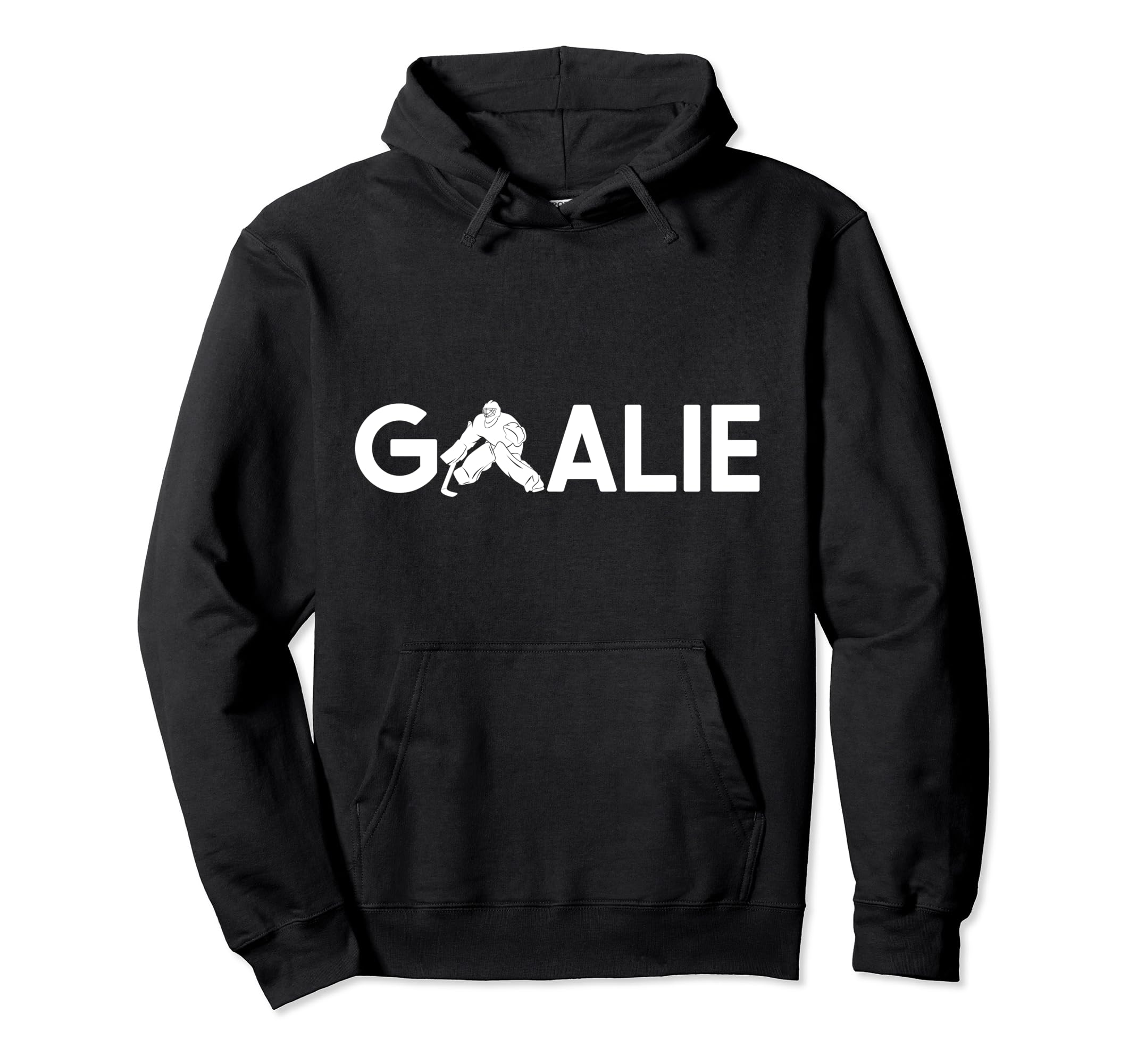 Ice Hockey Goalie Goaltender Ice Hockey Hoodie - Fun Novelty Design Unisex