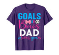Goals Or Bows Dad Loves You Gender T-Shirt - Unique Graphic for Adults