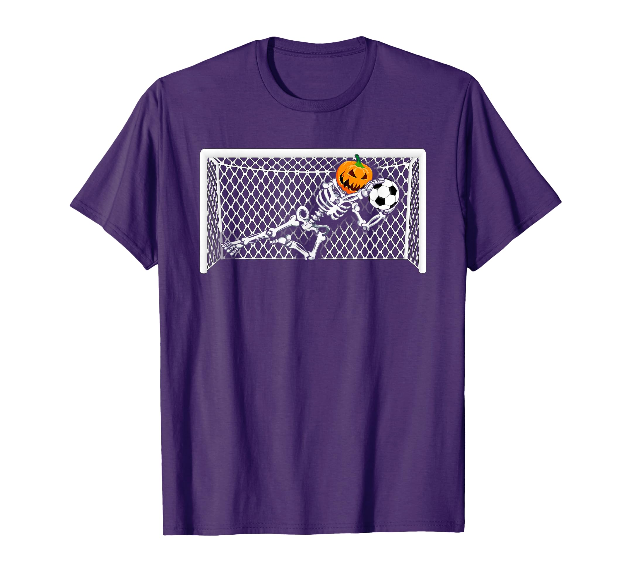 Skeleton Soccer Goal Keeper T-Shirt - Aesthetic Graphic Men Women