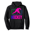 Ice Hockey Goalie 80S 90S Goalkeeper Hoodie - Fun Novelty Design Men Women
