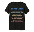 Funny Soccer Coach Tri Blend T-Shirt - Graphic Print for Adults