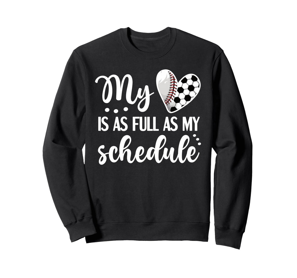 Ball Mom Proud Baseball Soccer Sweatshirt - Unique Graphic Men Women