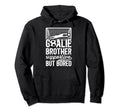 Soccer Goalie Brother Supportive Hoodie - Casual Everyday Wear Men Women