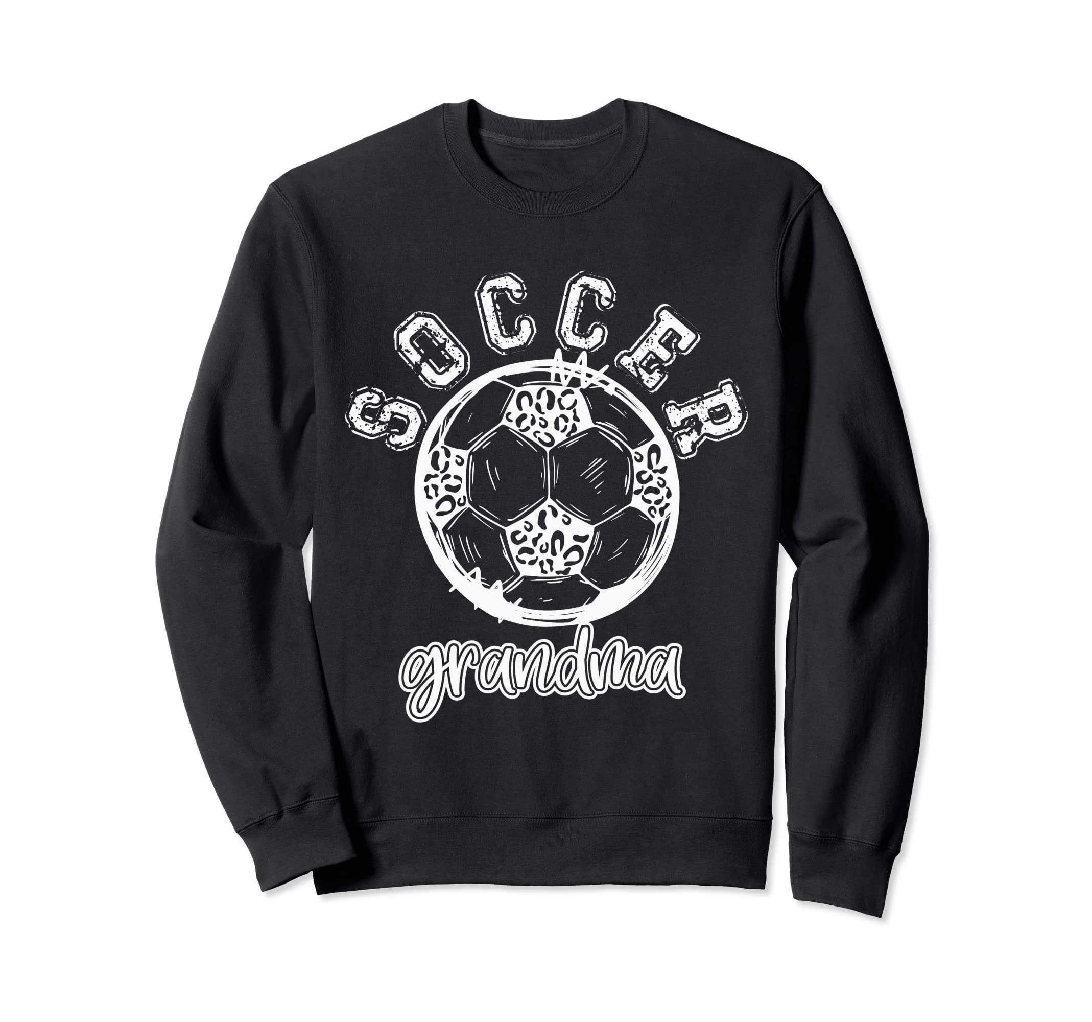 Soccer Grandma Leopard Sweatshirt - Casual Everyday Wear for Adults
