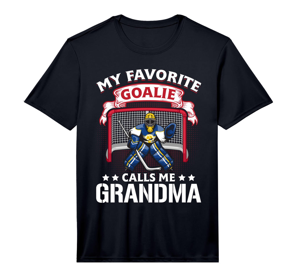 Mens My Favorite Goalie Calls Me T-Shirt - Custom Art Print for Adults