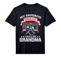 Mens My Favorite Goalie Calls Me T-Shirt - Custom Art Print for Adults