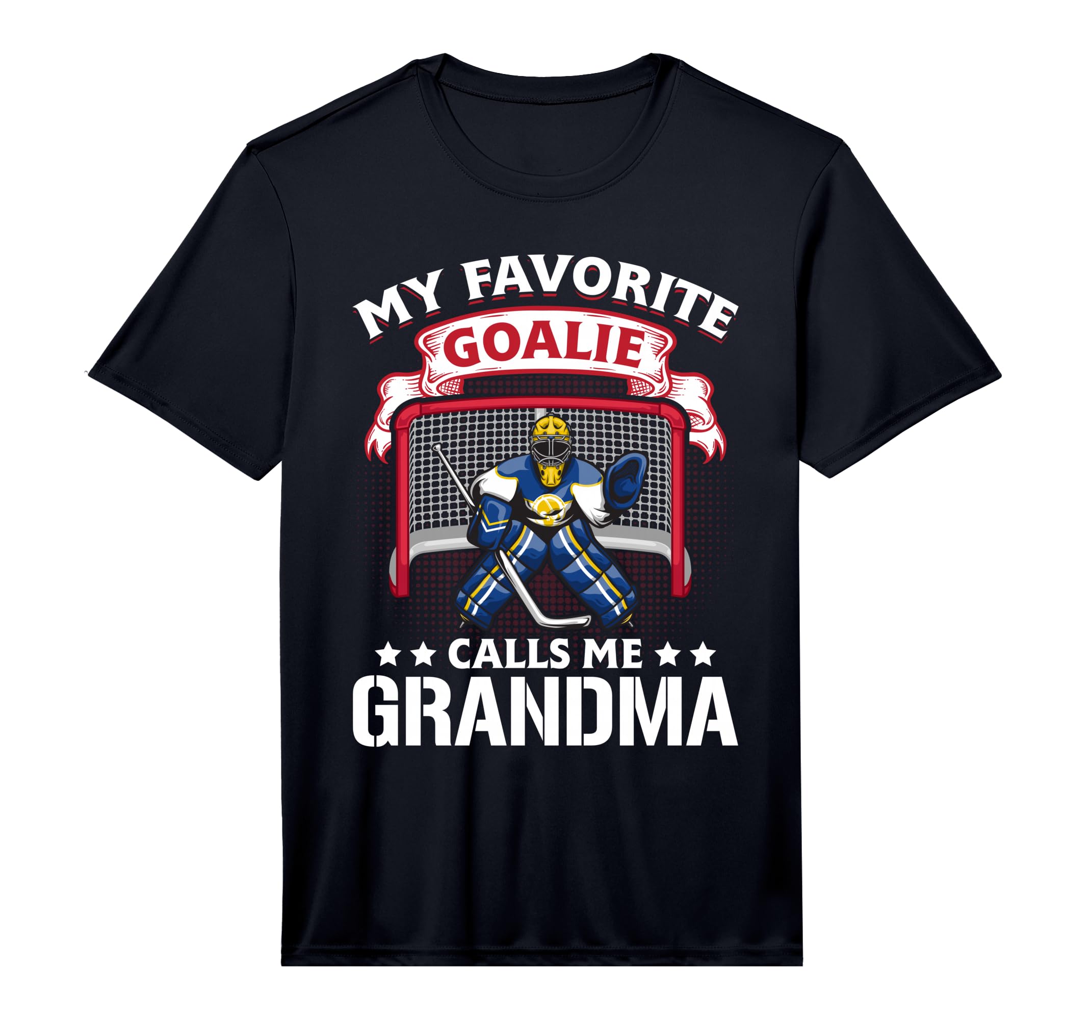 Mens My Favorite Goalie Calls Me T-Shirt - Custom Art Print for Adults
