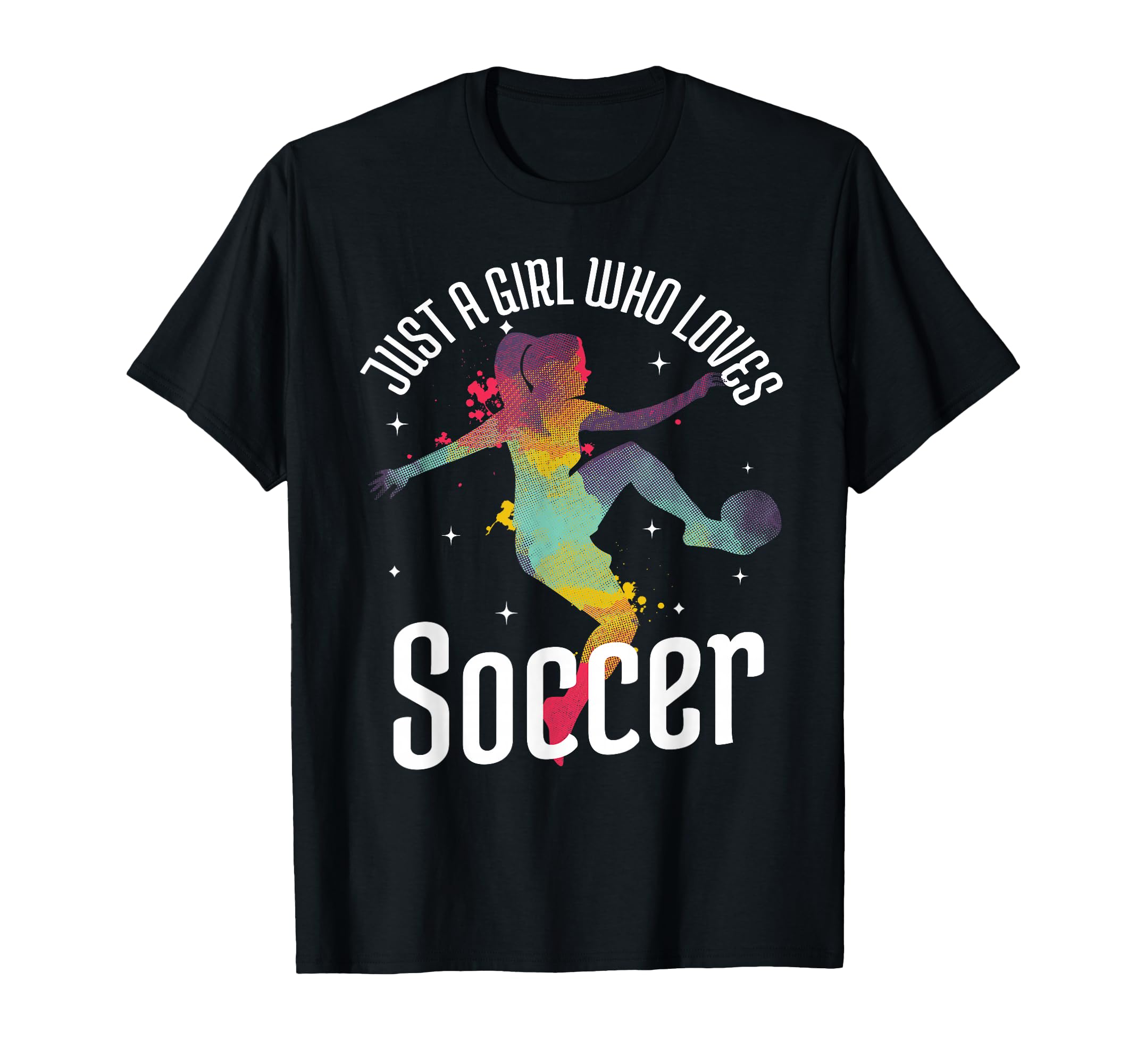 Just Who Loves Soccer Football Gift T-Shirt - Streetwear Style Unisex