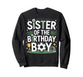Soccer Sister Birthday Soccer Fan Sweatshirt - Aesthetic Graphic Men Women