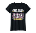 Just Who Loves Soccer Soccer T-Shirt - Aesthetic Graphic Unisex