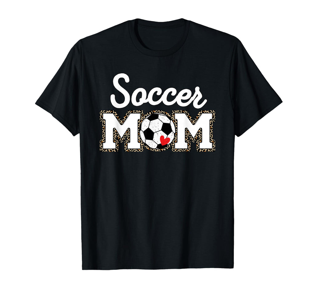 Soccer Mom Leopard T-Shirt - Casual Everyday Wear for Adults
