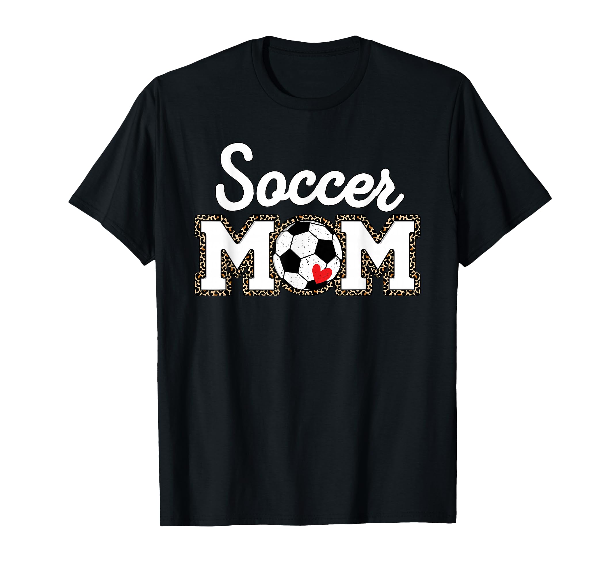 Soccer Mom Leopard T-Shirt - Casual Everyday Wear for Adults