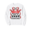 Soccer Mama Mom Coquette Soccer Sweatshirt - Minimalist Print for Adults