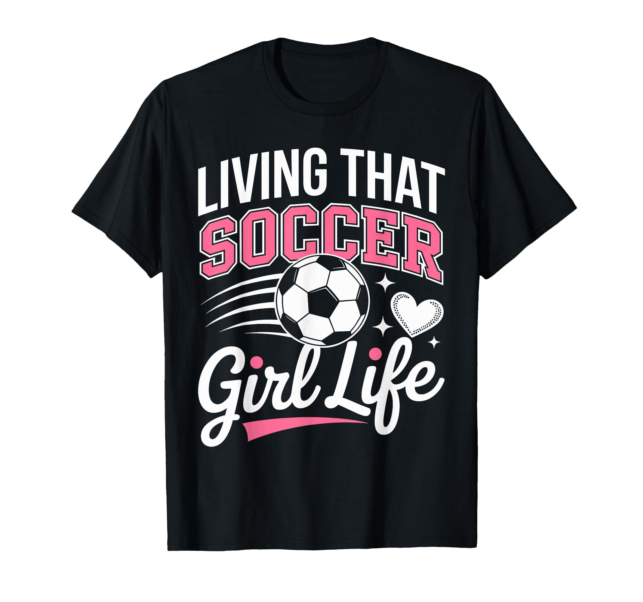 Living That Soccer Life T-Shirt - Minimalist Print Unisex