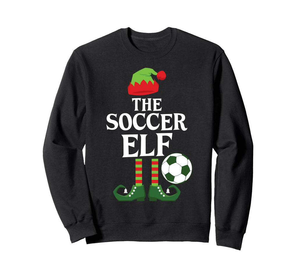 Soccer Elf Family Group Matching Sweatshirt - Aesthetic Graphic Unisex