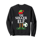 Soccer Elf Family Group Matching Sweatshirt - Aesthetic Graphic Unisex