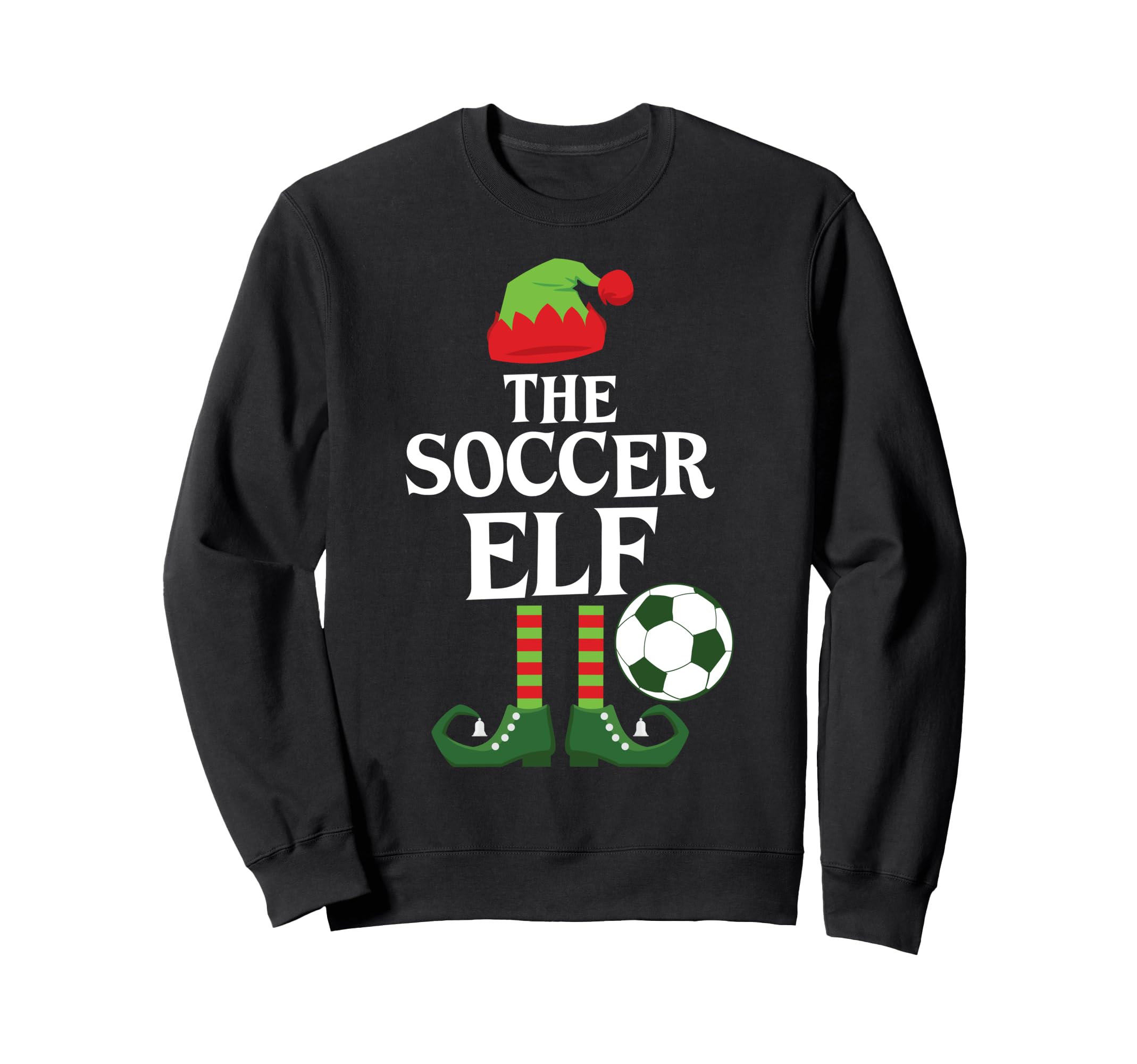 Soccer Elf Family Group Matching Sweatshirt - Aesthetic Graphic Unisex