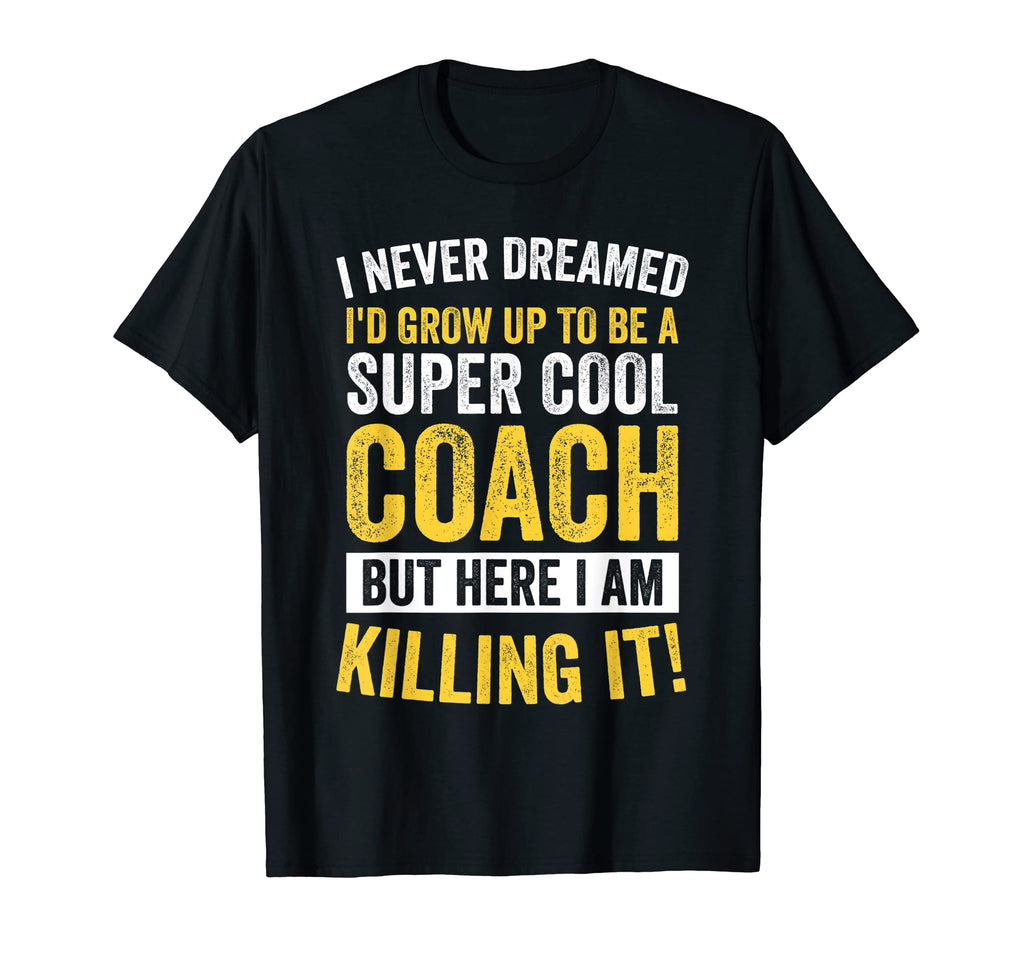 Funny Coach Appreciation Thank You T-Shirt - Custom Art Print for Adults