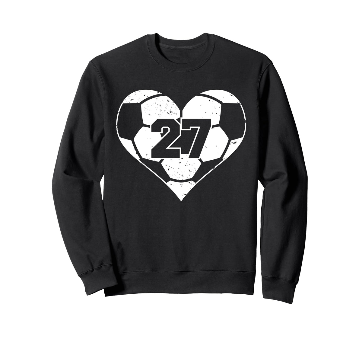 Soccer Number 27 Jersey Funny Sweatshirt - Minimalist Print Men Women