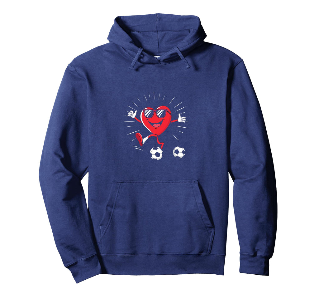 Heart Soccer Hoodie - Streetwear Style Unisex