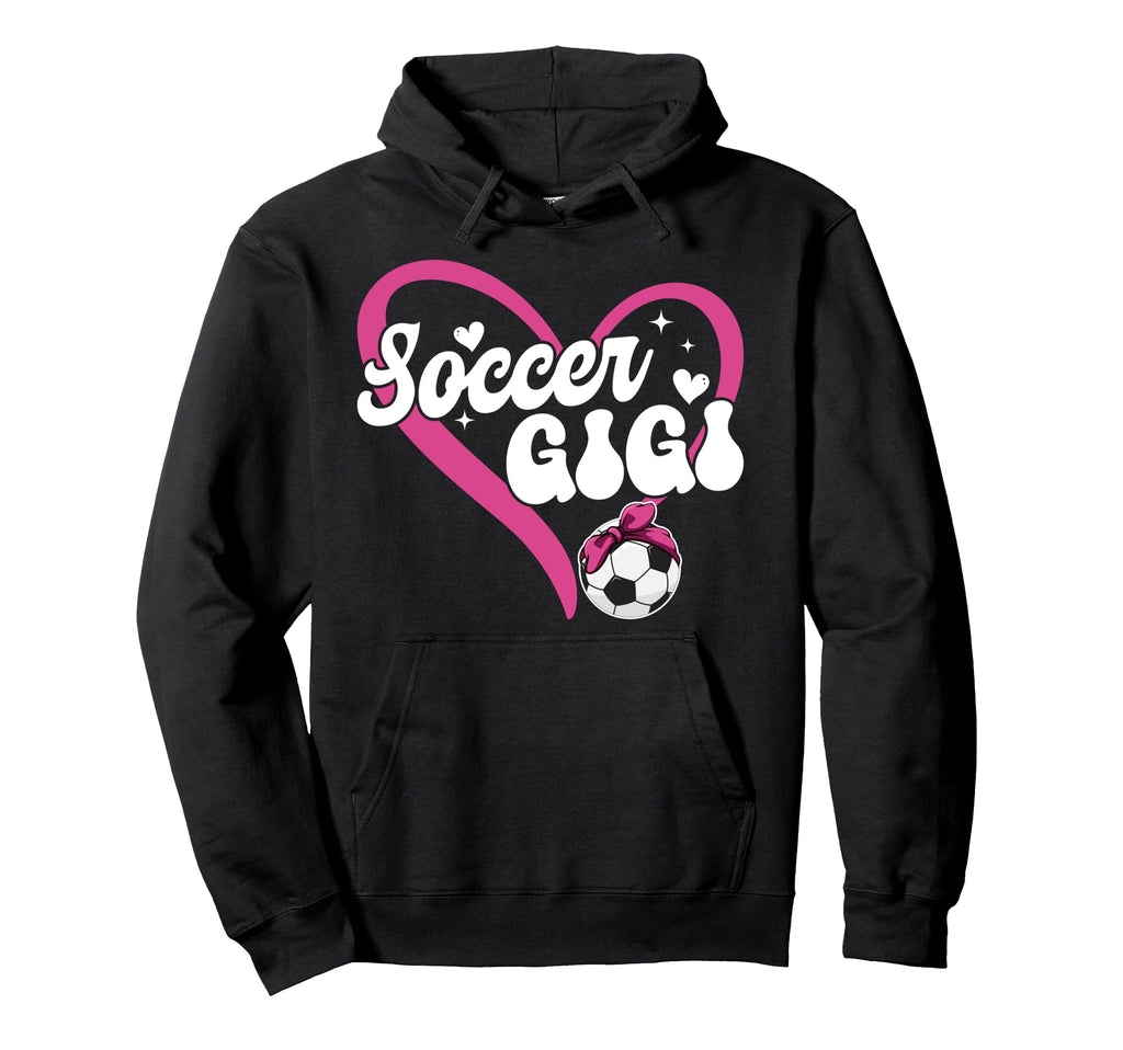 Soccer Gigi Grandma Heart Gigi Soccer Hoodie - Aesthetic Graphic Men Women